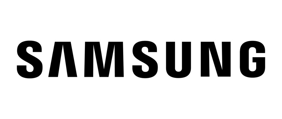 Samsung logo.